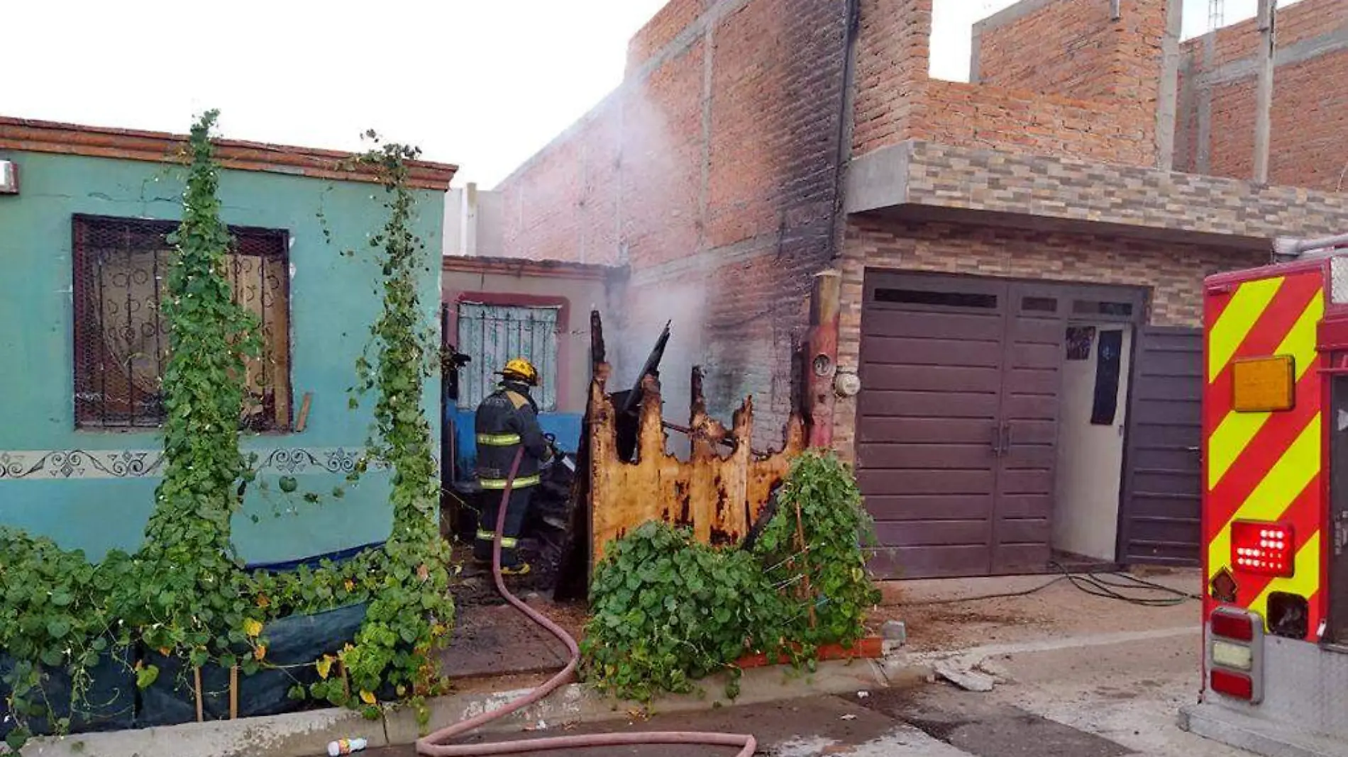 incendio en domicilio